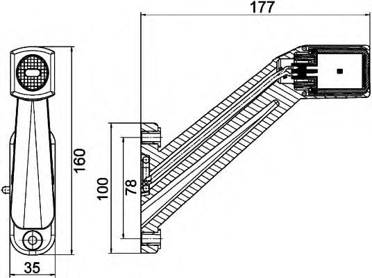 Задняя левая фара DAF 1529574 цена, от 175.16 USD