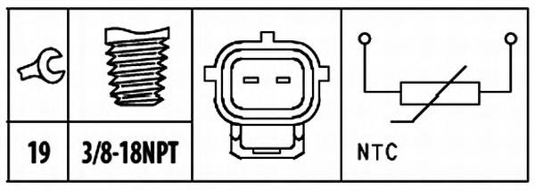 Sensor de temperatura do fluido de esfriamento Ford 4337456 preço, a partir de 11,15 USD