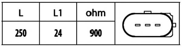Датчик коленвала 6PU009146581 HELLA