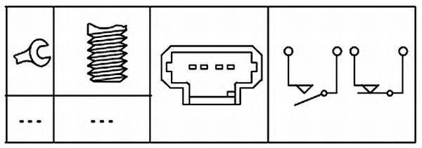 6DD008622811 HELLA Датчик тормоза