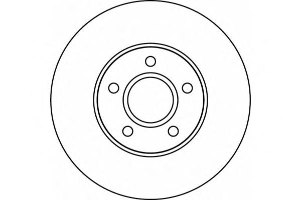 Disco do freio dianteiro 191266 Maxgear