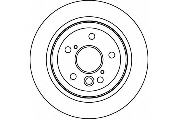 8DD 355 112-421 HELLA disco do freio traseiro