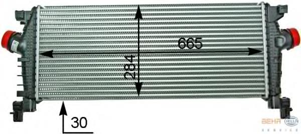 13330387 General Motors radiador de intercooler