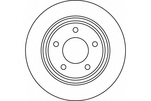 8DD 355 110-911 HELLA disco do freio traseiro