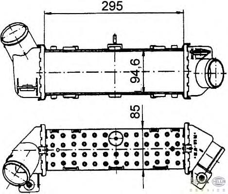 6713J81 Polcar radiador de intercooler