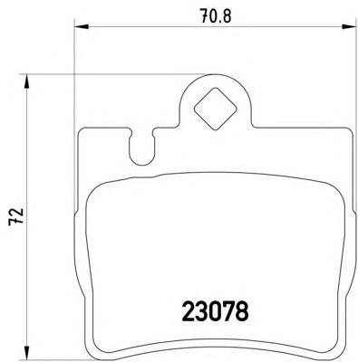 8DB 355 008-711 HELLA sapatas do freio traseiras de disco