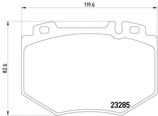 8DB355011831 HELLA sapatas do freio dianteiras de disco