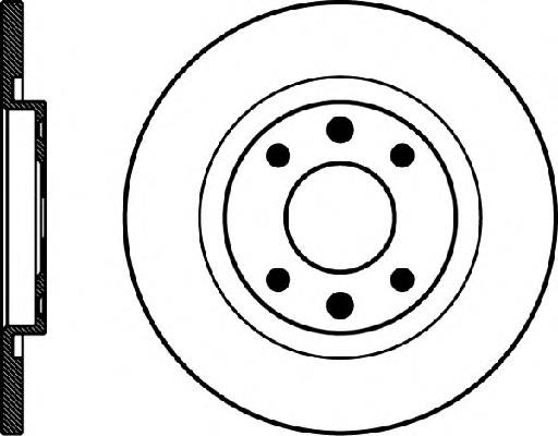 8DD 355 105-751 HELLA disco do freio dianteiro