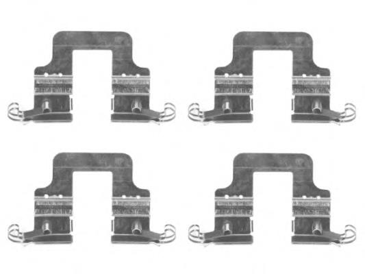 Kit de reparação das sapatas do freio para Audi A4 (8K2)