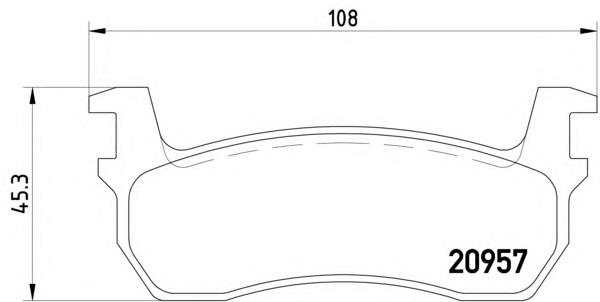 Передние тормозные колодки 8DB355006071 HELLA