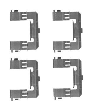 8DZ355204571 HELLA kit de molas de fixação de sapatas de disco dianteiras