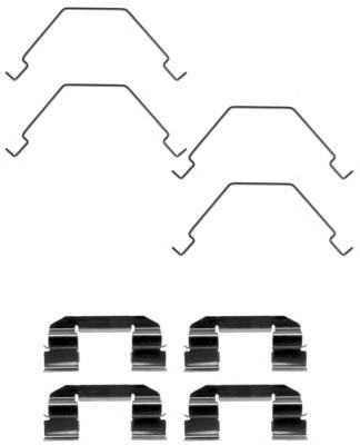 Kit de molas de fixação de sapatas de disco dianteiras para Mazda 626 (GF)