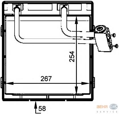 Vaporizador de aparelho de ar condicionado 310042 ACR