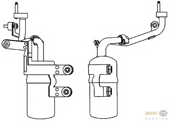 Tanque de recepção do secador de aparelho de ar condicionado para Ford Kuga (CBV)
