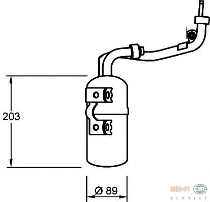170333 ACR tanque de recepção do secador de aparelho de ar condicionado
