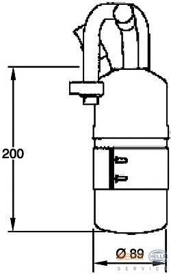 1335953 Ford tanque de recepção do secador de aparelho de ar condicionado