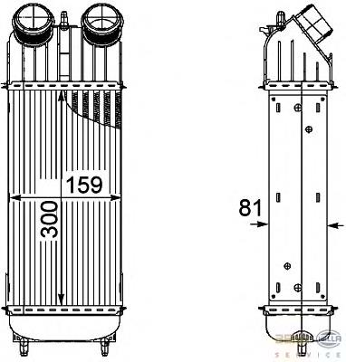 CI172000P Mahle Original radiador de intercooler