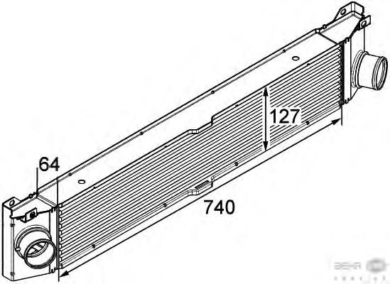 1780-0121 Profit radiador de intercooler