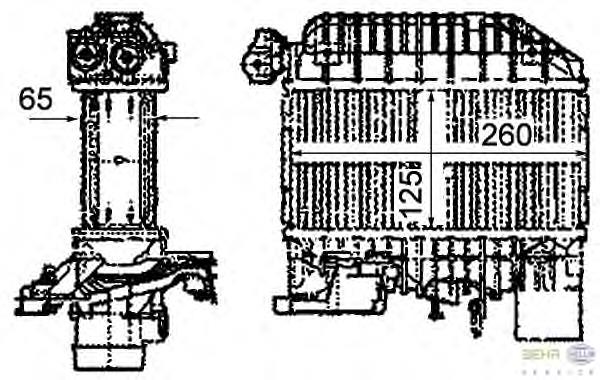 Radiador de intercooler para Toyota Avensis (T22)