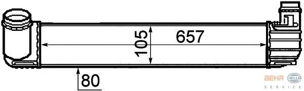6014J8-1 Polcar radiador de intercooler