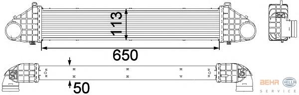 345150 Kale radiador de intercooler