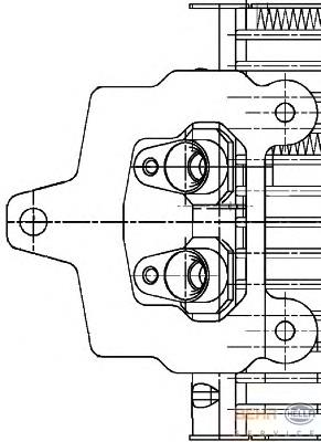 Радиатор АКПП HELLA 8MO376726291