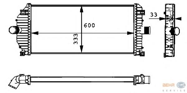 36A60004 Eaclima radiador de intercooler
