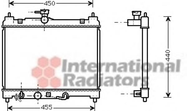 Радиатор 53002459 VAN Wezel