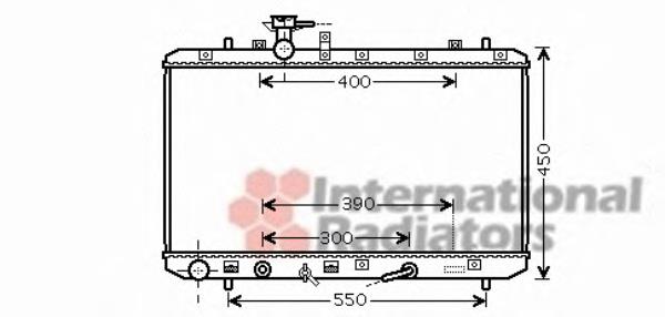 Радиатор 52002085 VAN Wezel