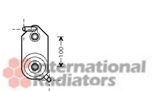 58003110 VAN Wezel radiador de esfriamento, caixa automática de mudança