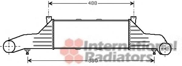 30004295 VAN Wezel radiador de intercooler