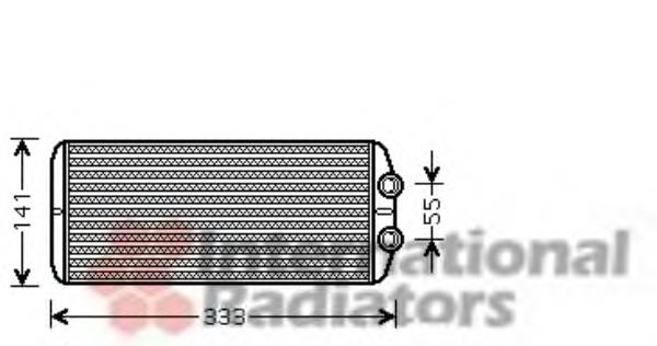 40006312 VAN Wezel radiador de forno (de aquecedor)