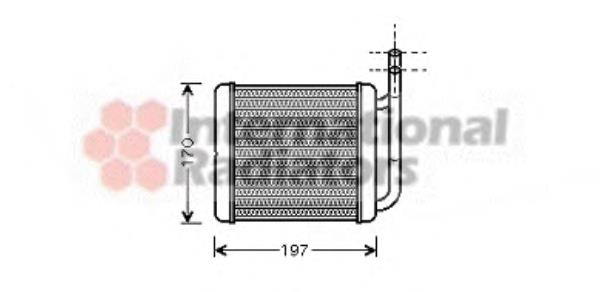 82006136 VAN Wezel radiador de forno (de aquecedor)