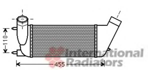 40004347 VAN Wezel radiador de intercooler