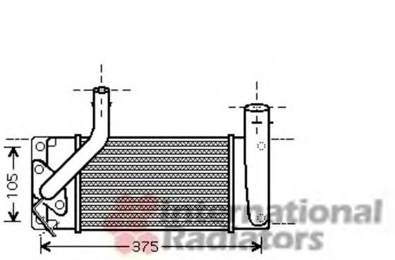 53004566 VAN Wezel radiador de intercooler