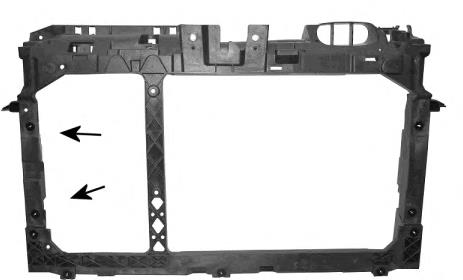 2565201 Elit suporte do radiador montado (painel de montagem de fixação das luzes)