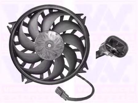 0905745 VAN Wezel ventilador elétrico de esfriamento montado (motor + roda de aletas)