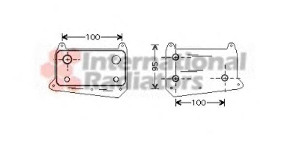 30003376 VAN Wezel radiador de óleo