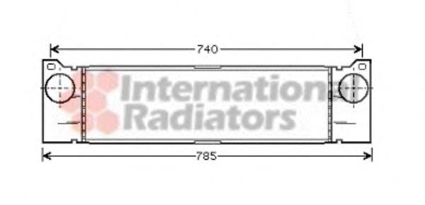 30004370 VAN Wezel radiador de intercooler