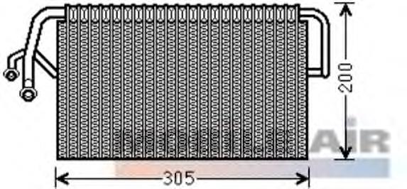 3000V486 VAN Wezel vaporizador de aparelho de ar condicionado