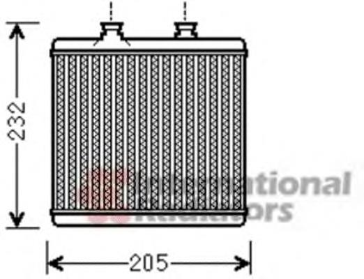 30006472 VAN Wezel radiador de forno (de aquecedor)