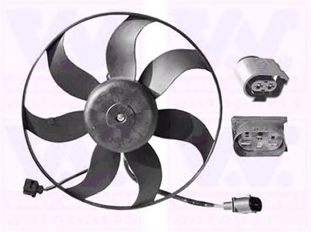 5894747 VAN Wezel ventilador elétrico de esfriamento montado (motor + roda de aletas esquerdo)