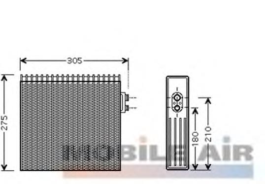 Vaporizador de aparelho de ar condicionado para Toyota Land Cruiser 