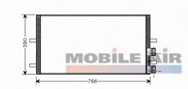 Купить 18005407 VAN Wezel Радиатор системы охлаждения кондиционера