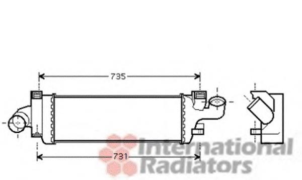 59004134 VAN Wezel radiador de intercooler