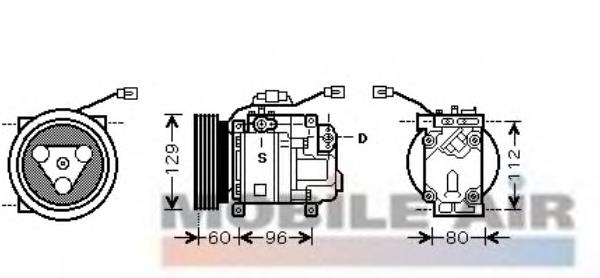 2700K202 VAN Wezel compressor de aparelho de ar condicionado