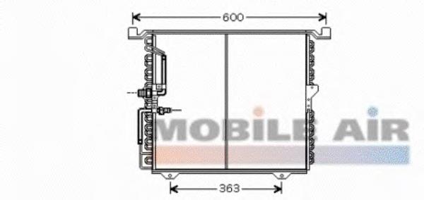 Конденсатор кондиционера Mercedes 4635000354 цена, от 951.70 USD