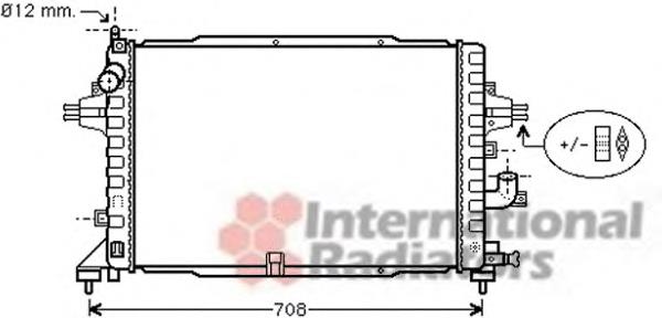 Радиатор 37002383 VAN Wezel