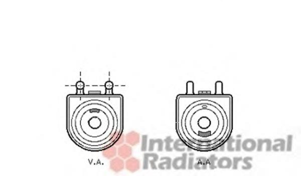 Radiador de óleo 40003297 VAN Wezel