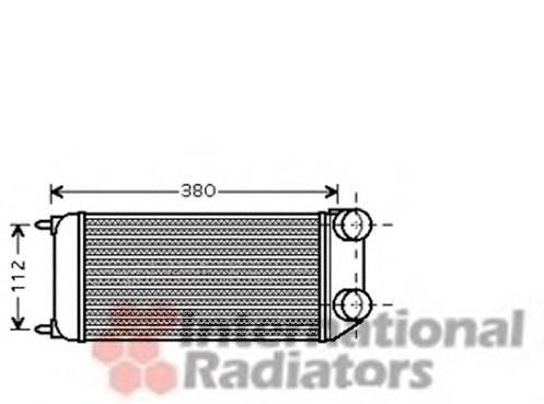 40004294 VAN Wezel radiador de intercooler